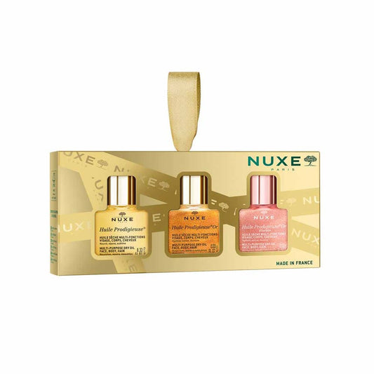 Nuxe Huile Prodigieuse Coffret Noël Les 3 Prodigieux