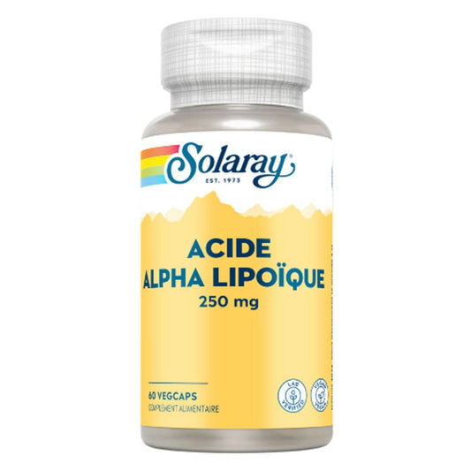 Solaray Alpha Lipoic Acid 250mg 60 Capsules 300g (10.58 oz)