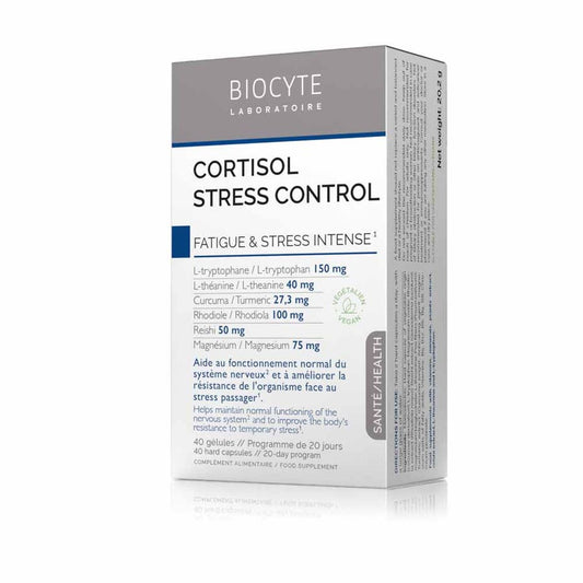 Biocyte Health Cortisol Stress Control Fatigue Intense stress 40 capsules 300g (10.58 oz)