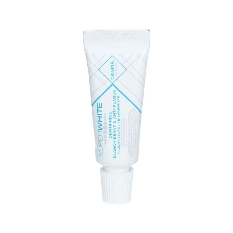 Superwhite Anti-Plaque Whitening Toothpaste 15ml (0.51 fl oz)