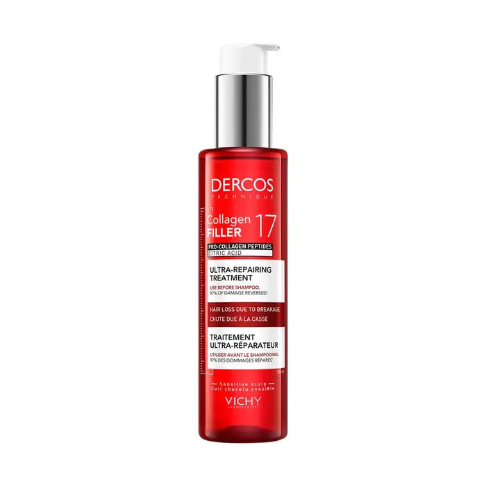Vichy Dercos Collagen Filler 17 Fortifying Repair Shampoo Intensive 200ml (6.76 fl oz)