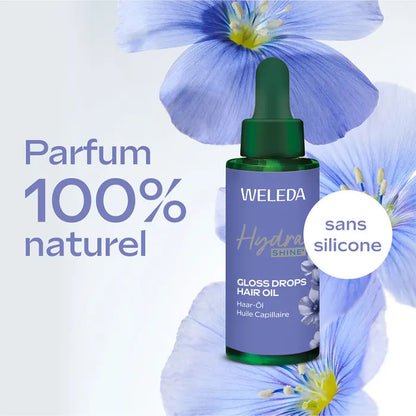Weleda Hydra Shine Gloss Drops Hair-Oil 30ml (1.01 fl oz)