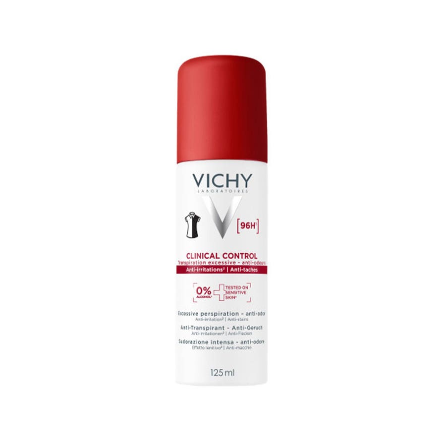 Vichy Clinical Control Anti-transpirant 96h Mixte ? **96h unisex anti-perspirant** 125ml (4.23 fl oz)