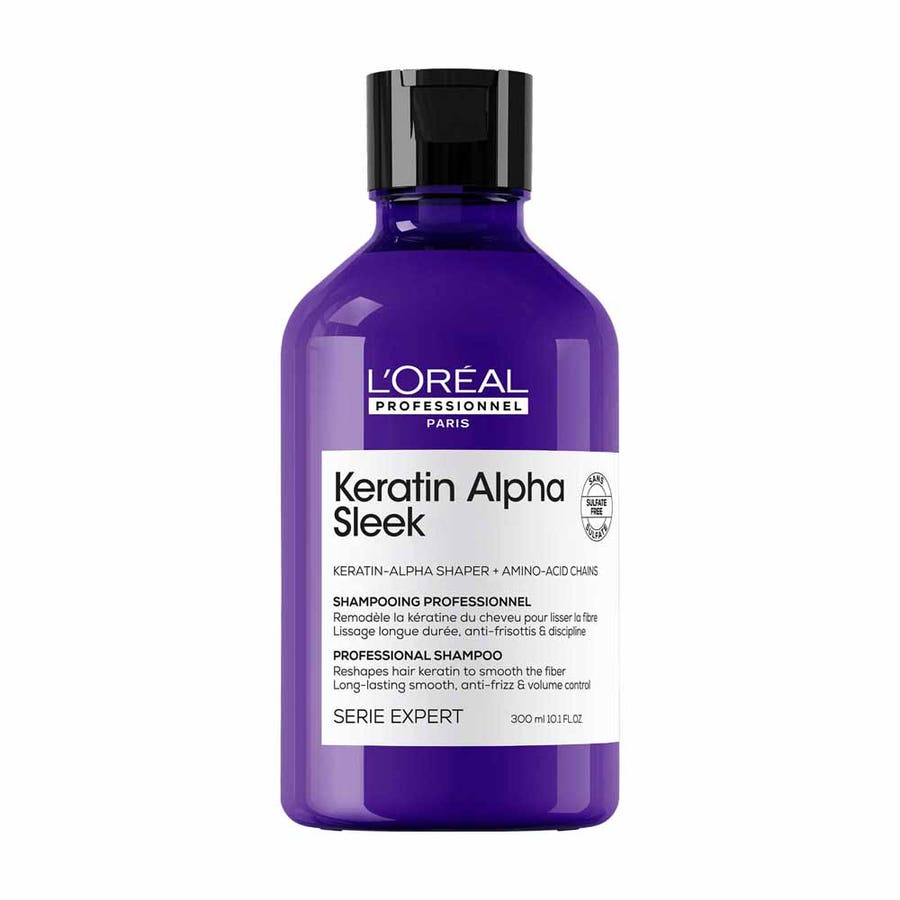 L'Oréal Professionnel Serie Expert Keratin Alpha Sleek Keratin shampoo frizzy and unruly hair 300ml (10.14 fl oz)