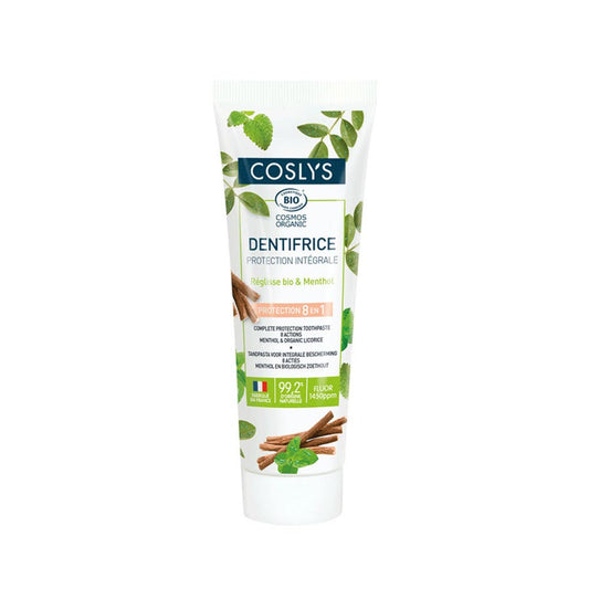 Coslys Complete toothpaste with fluoride protection organic certified 100g (3.53 oz)