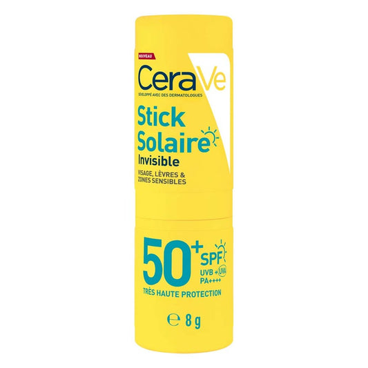 Cerave Invisible SPF50+ high protection sun stick 8g (0.28 oz)