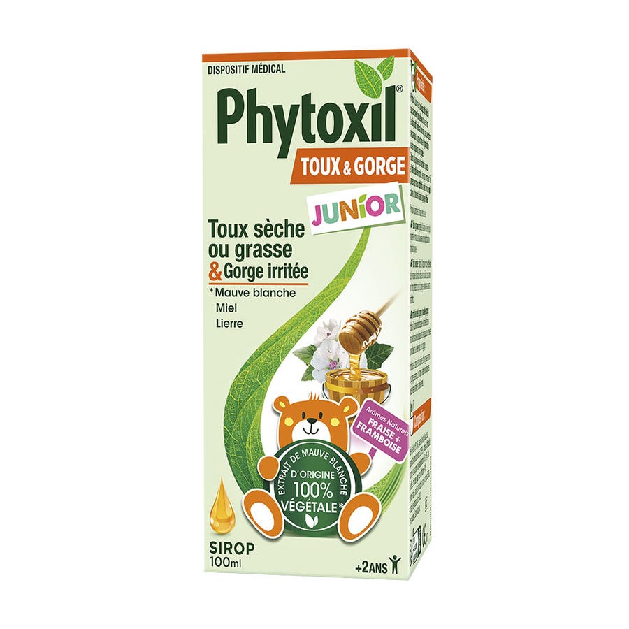 Phytoxil Junior cough and throat syrup 100ml (3.38 fl oz)