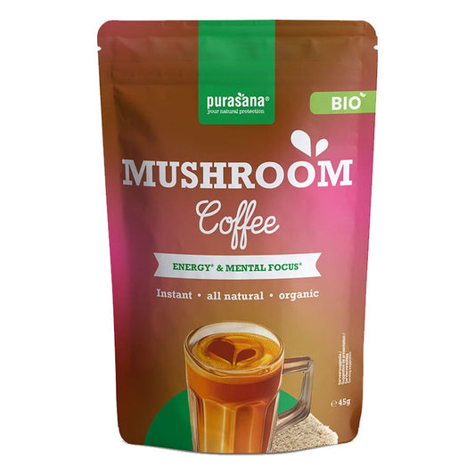 Purasana Instant Mushroom Coffee 45g (1.59 oz)