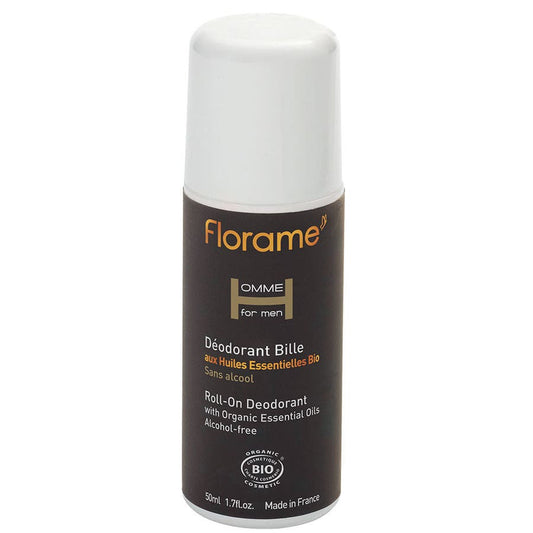 Florame Homme Roll-On Deodorant for Men 50ml (1.69fl oz)