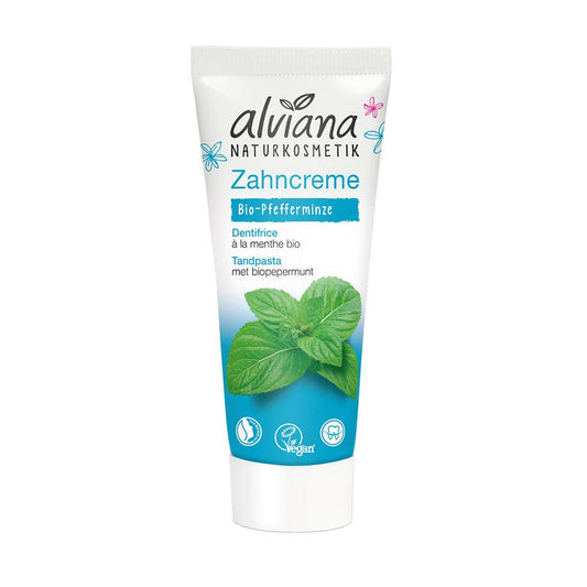 Alviana Organic Mint Toothpaste 75ml (2.53fl oz)