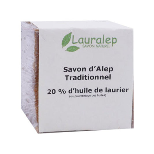 Lauralep Traditional Aleppo Soap 20% Laurel Berry Oil 200g (6.76 fl oz)