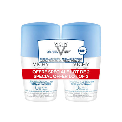 Vichy Mineral Deodorant Roll-On 48H for Sensitive Skin 50ml