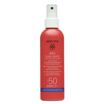 Apivita Bee Sun Safe Ultra-light SPF50 Face & Body Spray 200ml (6.76 fl oz)