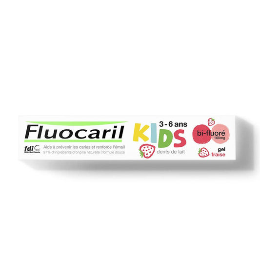 Fluocaril Kids toothpaste 0-6 years strawberry 3 - 6 ans 50ml (1.69fl oz)