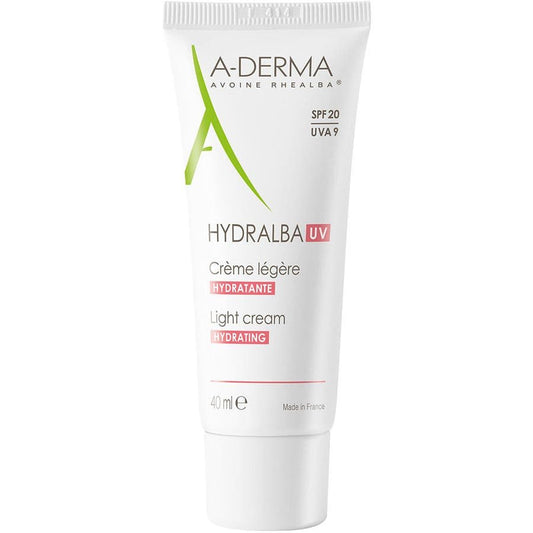 A - Derma Hydralba Light hydrating cream UV SPF20 40ml (1.35fl oz) - FrenchBeautyHub