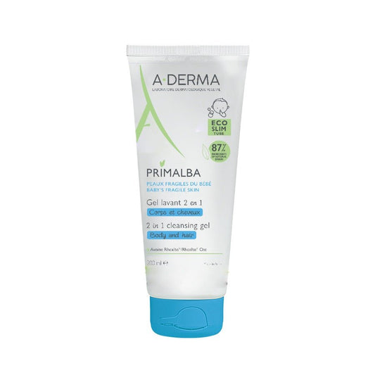 A - Derma Primalba Baby Gentle Cleansing Gel delicate skin 200ml (6.76fl oz) - FrenchBeautyHub