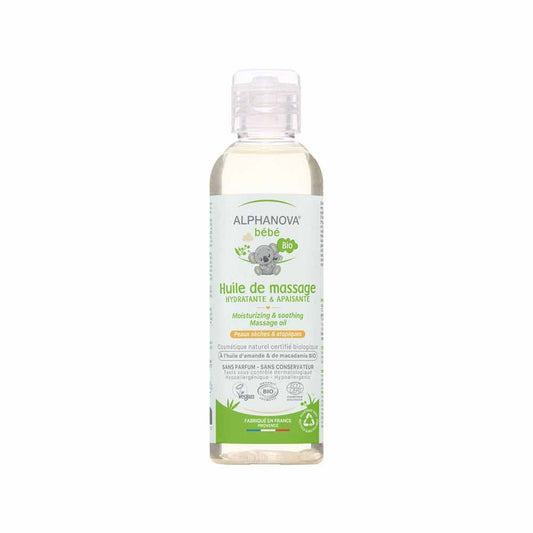 Alphanova Bébé Baby 100% Natural Massage Oil 100ml (3.38fl oz) - FrenchBeautyHub