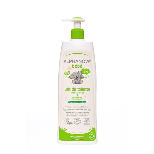 Alphanova Bébé Bebe Cleansing Lotion 500ml (16.91fl oz) - FrenchBeautyHub