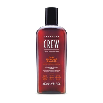 American Crew Hair & Body Daily Cleasing Shampoo 250ml (8.45fl oz) - FrenchBeautyHub