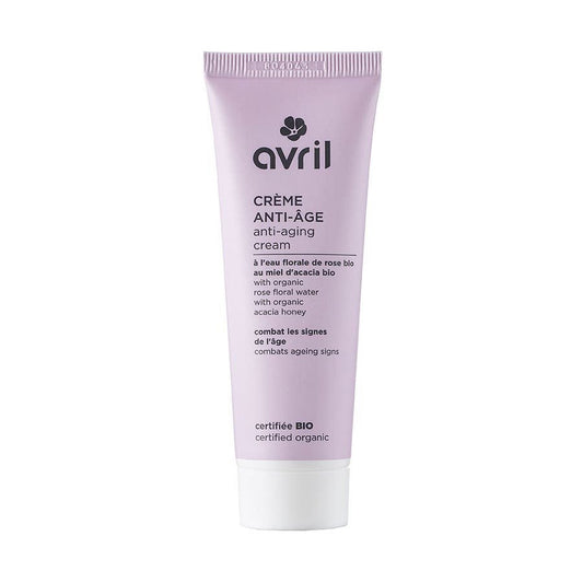 Avril Anti - ageing cream Rose floral water and organic acacia honey 40ml (1.35fl oz) - FrenchBeautyHub