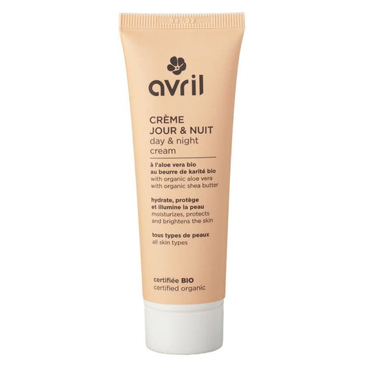 Avril Day and night cream aloe vera juice and organic shea butter 50ml (1.69fl oz) - FrenchBeautyHub