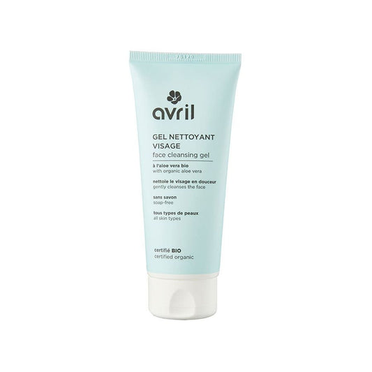 Avril Organic Aloe Vera Gentle Facial Cleansing Gel 100ml (3.38fl oz) - FrenchBeautyHub