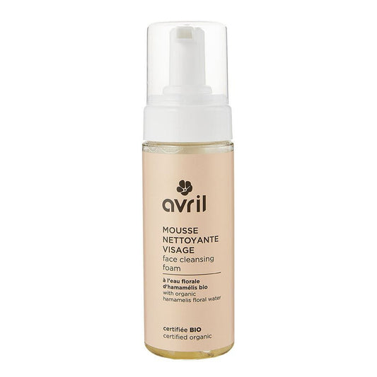 Avril Organic Hamamelis Floral Water Facial Cleansing Foam 150ml (5.07fl oz) - FrenchBeautyHub