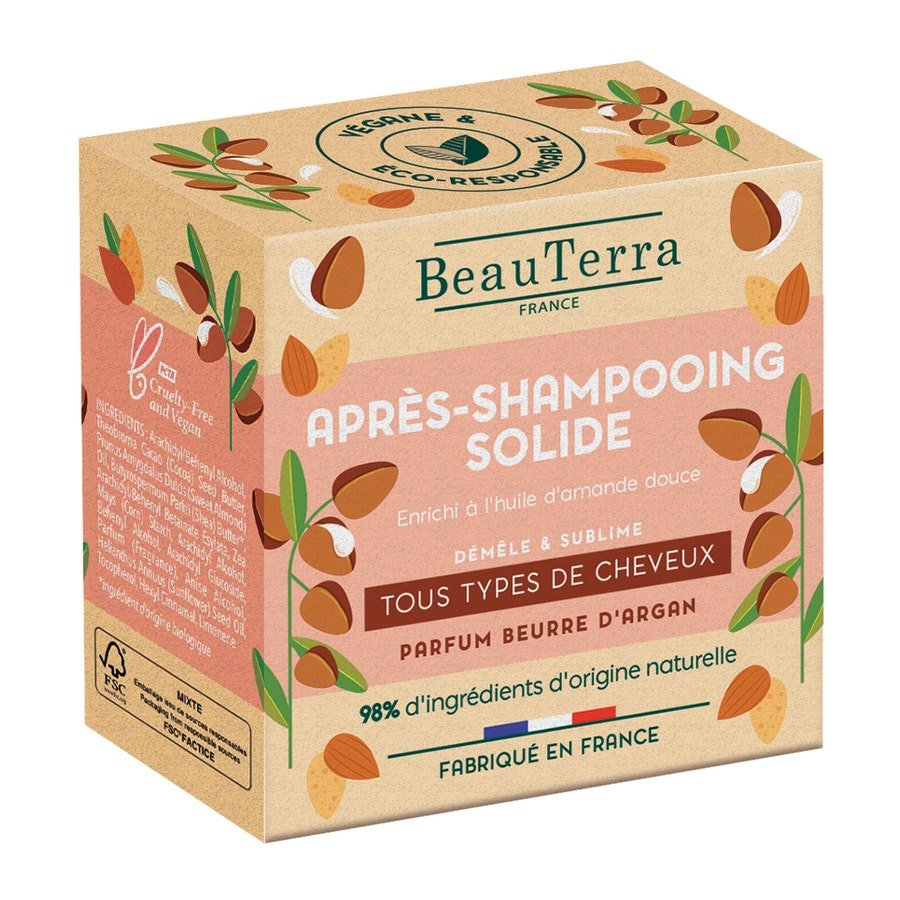 Beauterra Solid Conditioner All Hair Types 50g (1.76oz) - FrenchBeautyHub