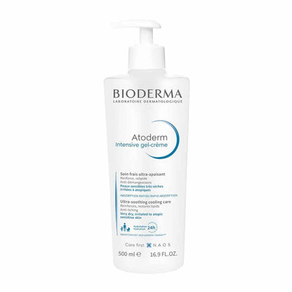 Bioderma Atoderm Intensive Gel - Cream Ultra - Soothing Cooling Care - FrenchBeautyHub