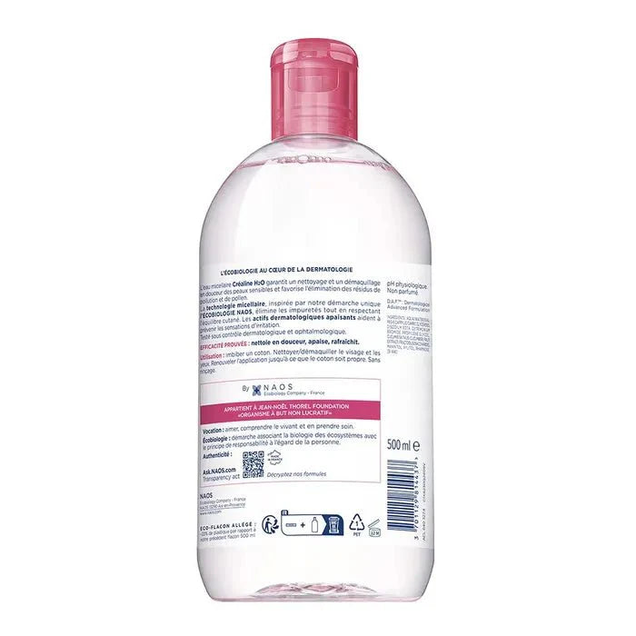 Bioderma Crealine H2O Limited Edition 500ml (16.90fl oz) - FrenchBeautyHub