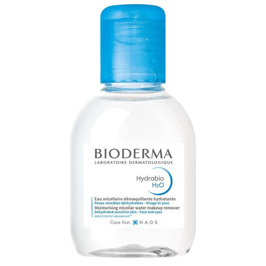 Bioderma Hydrabio H2O Moisturizing Makeup Removing Micelle Solution for Dehydrated Sensitive Skin 100ml (3.38 fl oz) - FrenchBeautyHub