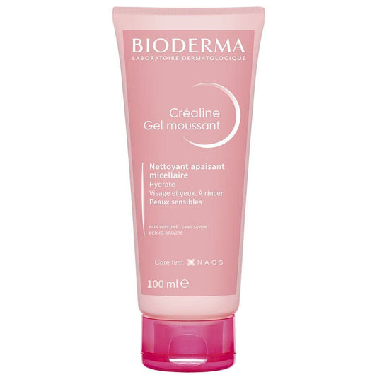 Bioderma Sensibio Foaming Gel Cleanser for Sensitive Skin 100ml (3.38fl oz) - FrenchBeautyHub