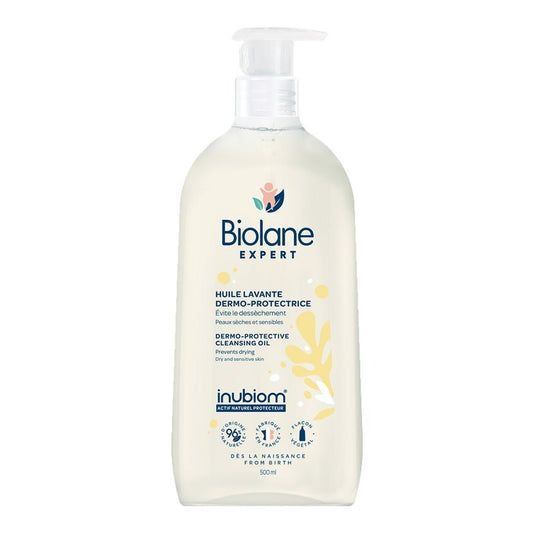 Biolane Expert Dermo - protective cleansing oil From birth 500ml (16.91fl oz) - FrenchBeautyHub