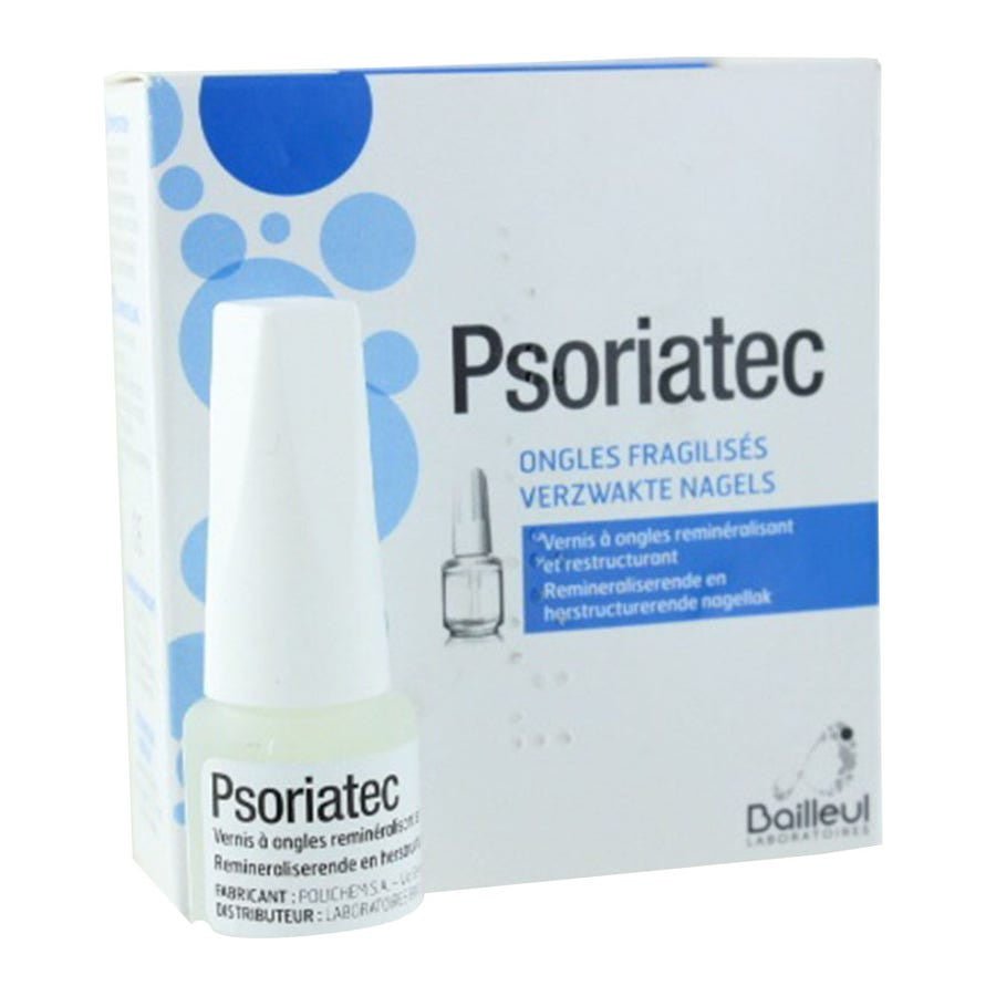 Biorga Bailleul Psoriatec 3.3ml (0.11 fl oz) Nail Polish for Nail Fragility and Pain - FrenchBeautyHub