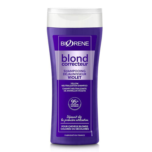 Biorne Blond Corrector Violet Dejauner Shampoo Blonde hair, Coloured hair, Bleached hair 200ml (6.76fl oz) - FrenchBeautyHub