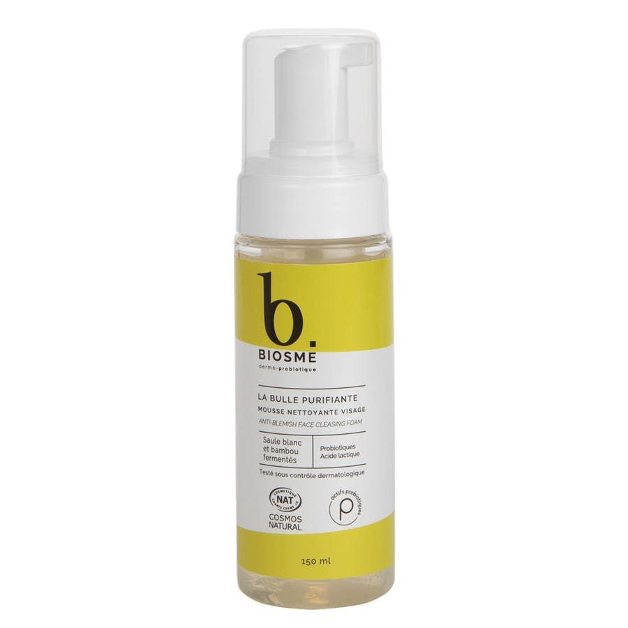 Biosme Facial cleansing foam The Purifying Bubble 150ml (5.07fl oz) - FrenchBeautyHub
