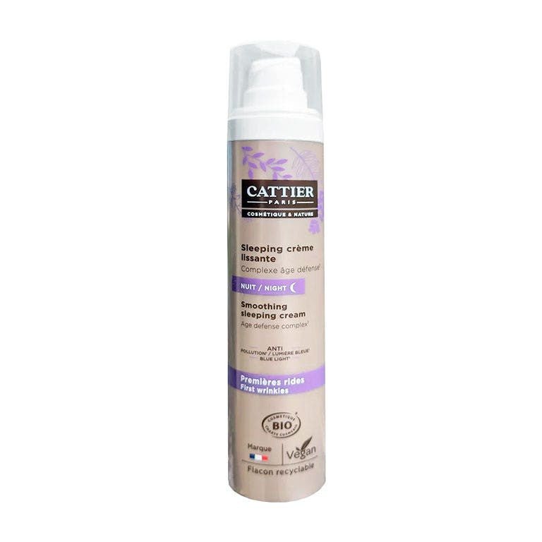 Cattier Anti - Aging Sleeping Creme Lissant Night Bio Murmure Eternel Premires Rides 50ml (1.69fl oz) - FrenchBeautyHub