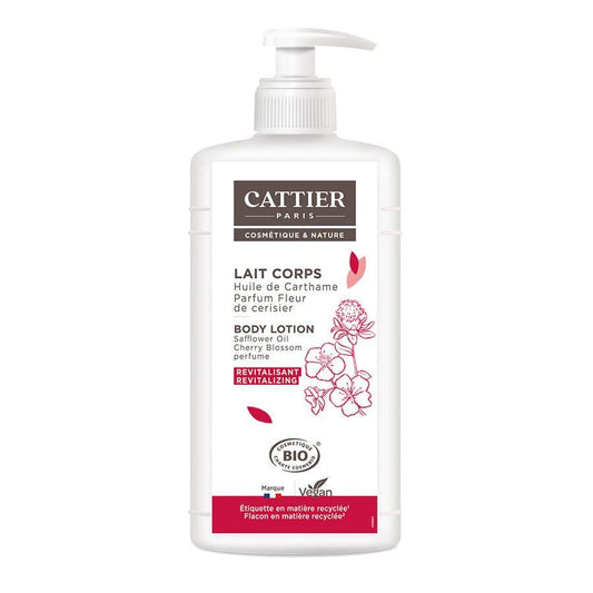 Cattier Revitalizing Body Milk Fleur de cerisier Perfumes 500ml (16.90fl oz) - FrenchBeautyHub