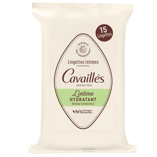 Cavaillès Intimate Dryness Hydrating Wipes Olivier Nourrissant x15 - FrenchBeautyHub
