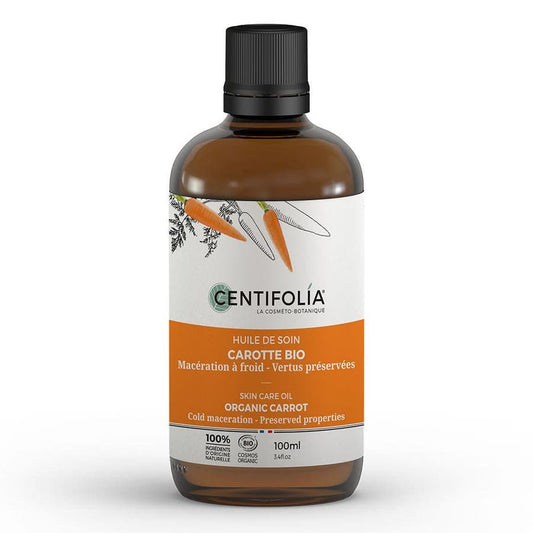 Centifolia Organic Carrot Care Oil 100ml (3.38fl oz) - FrenchBeautyHub