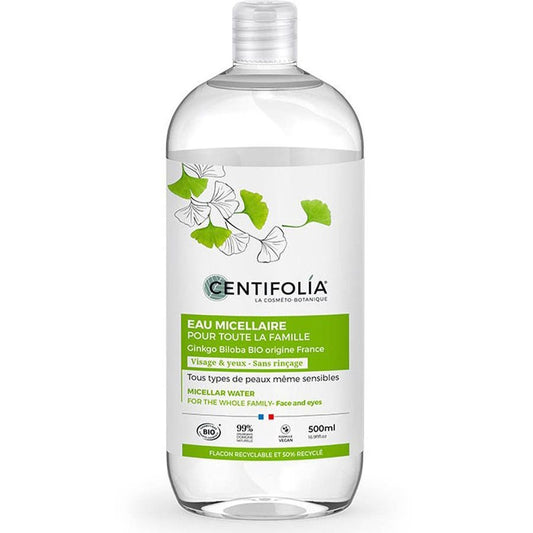 Centifolia Soft and moisturising Micellar Water Face & eyes 500ml (16.90fl oz) - FrenchBeautyHub