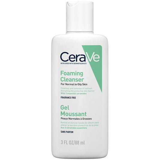 CeraVe Foaming Cleanser for Normal to Oily Skin - FrenchBeautyHub