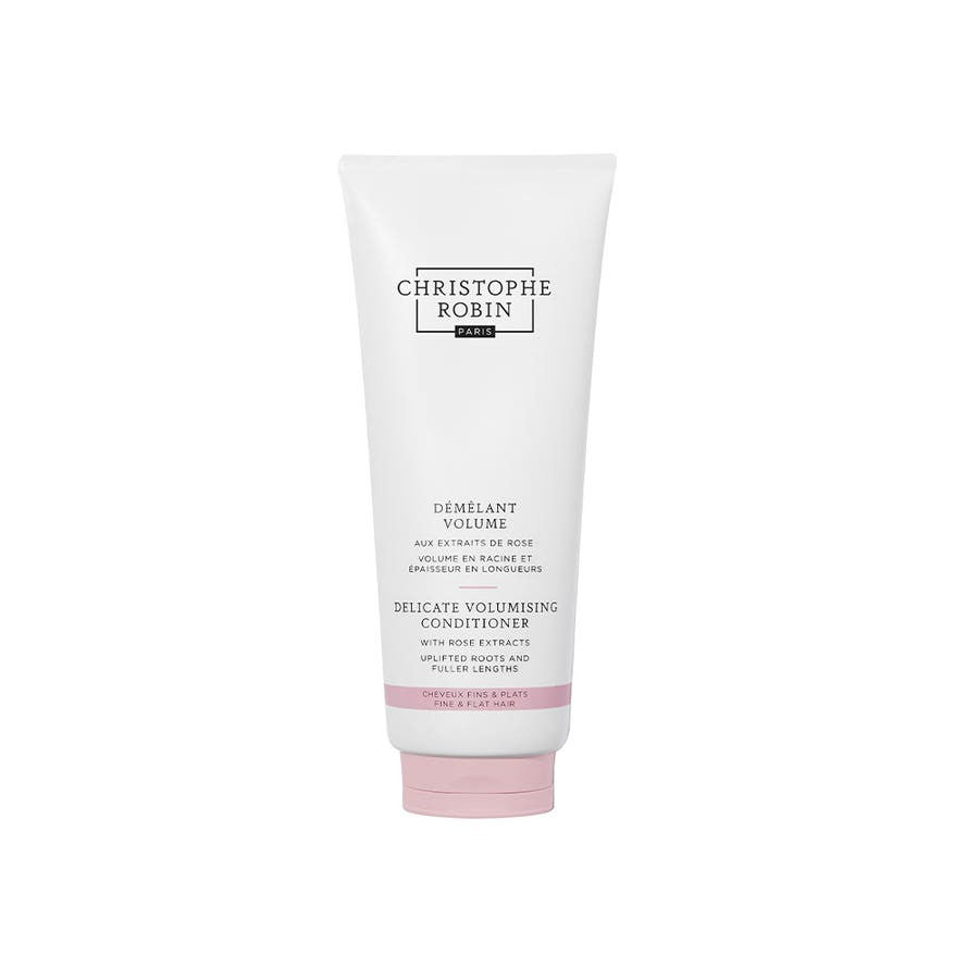 Christophe Robin Voluminizing Ritual Volumea detangler with rose extracts Fine & flat hair 200ml (6.76fl oz) - FrenchBeautyHub