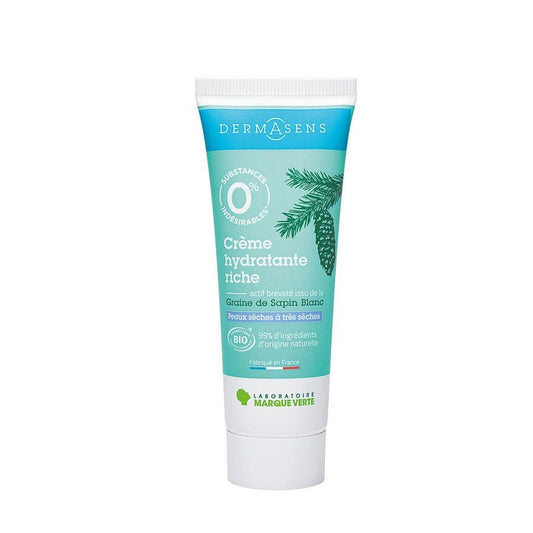 Dermasens Rich organic moisturising face cream 40ml (1.35fl oz) - FrenchBeautyHub