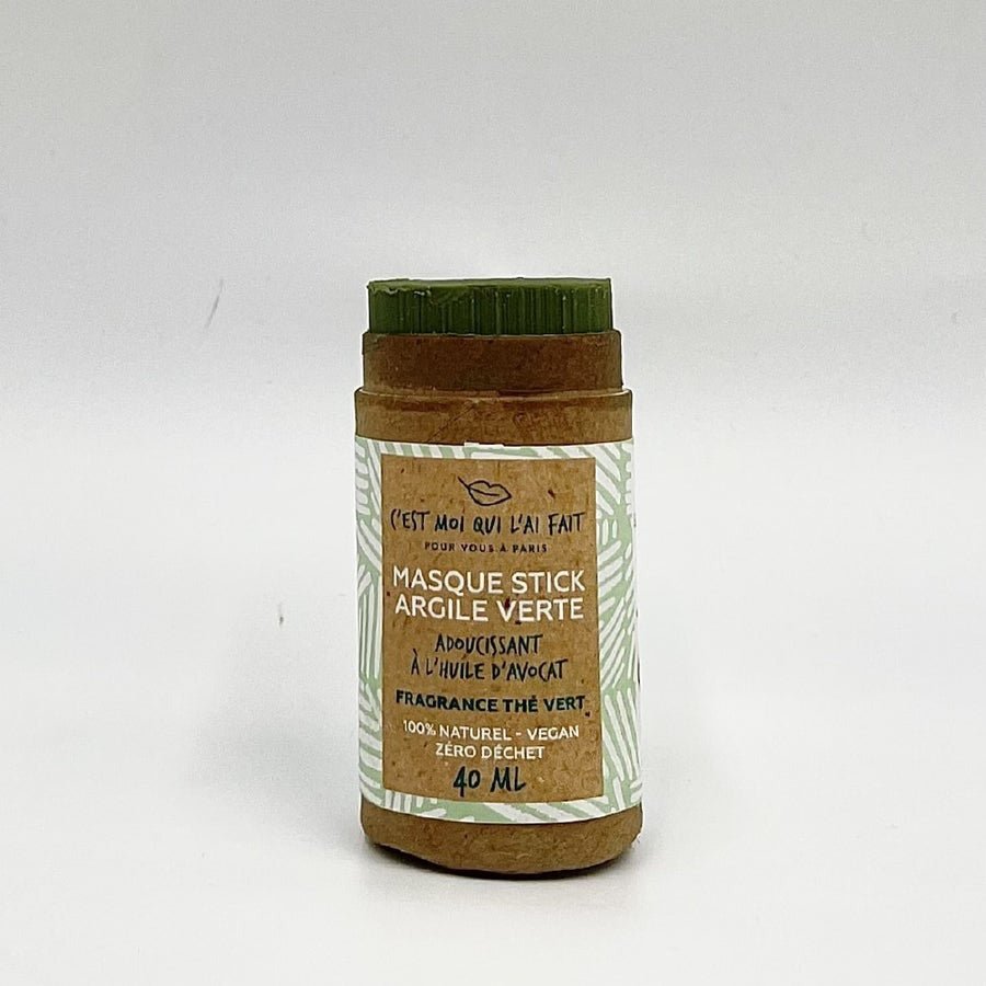 Diet World C'est Moi Qui L'ai Fait Green Clay Stick Masks 40g (1.41 oz) - FrenchBeautyHub