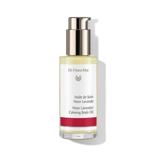 Dr. Hauschka Moor Lavender Calming Body Oil 75ml (2.53fl oz) - FrenchBeautyHub