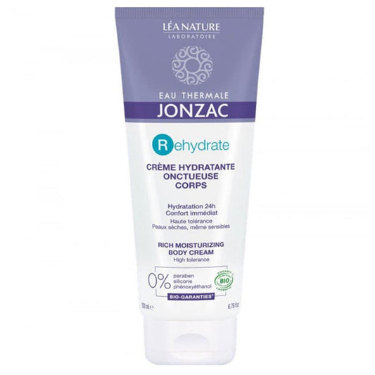 Eau Thermale Jonzac Rehydrate Organic Creamy Body Moisturizer 200ml (6.76 fl oz) - FrenchBeautyHub
