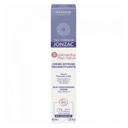 Eau thermale Jonzac Sublimactive Replenishing Silk Cream Mature Skin 40ml (1.35fl oz) - FrenchBeautyHub
