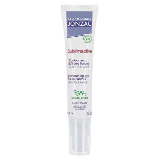 Eau thermale Jonzac Sublimactive Smoothing Eye & Lip Contour 15ml (0.50fl oz) - FrenchBeautyHub