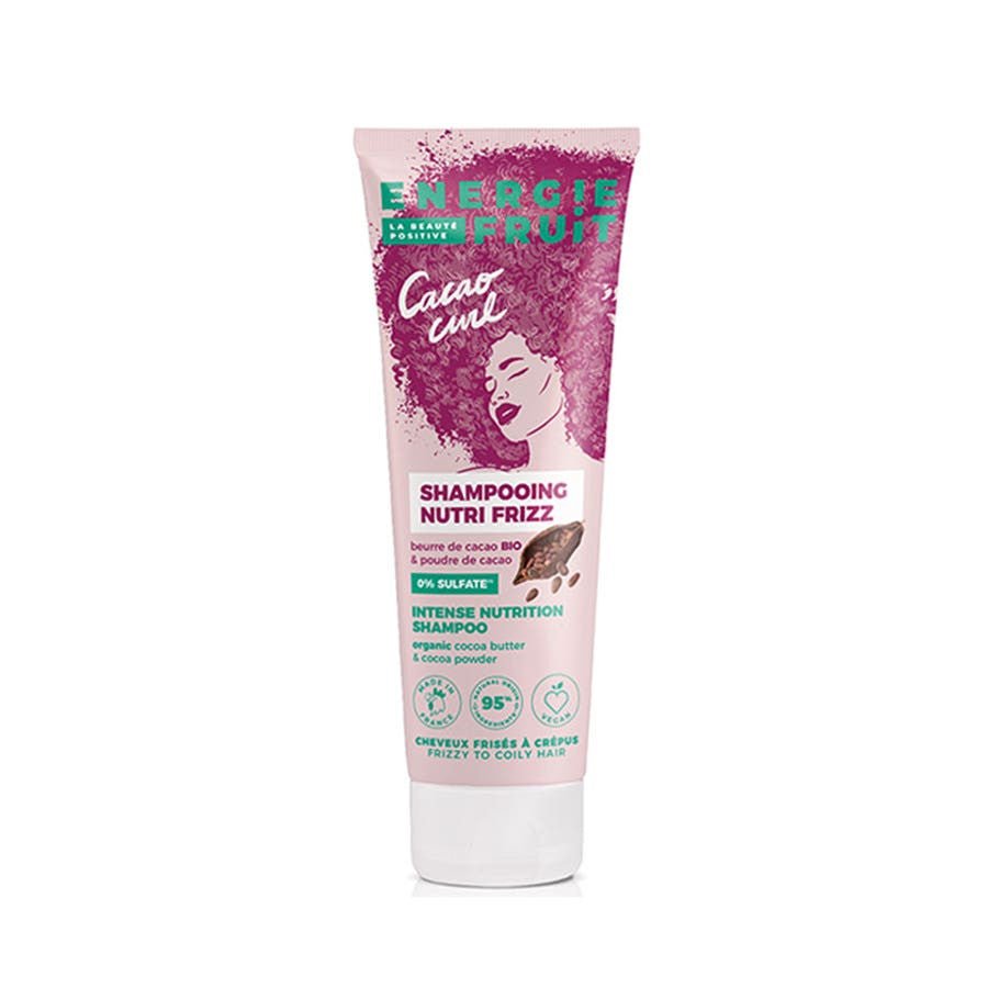 Energie Fruit Nutri Intense Shampoo with Organic Cocoa Powder and Cocoa Butter 250ml (8.45 fl oz) - FrenchBeautyHub